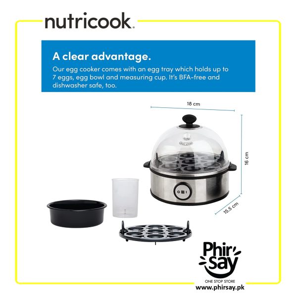 Nutricook Rapid Egg Cooker, NC-EC360, 360 W - Image 6