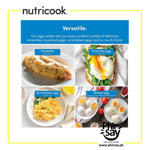 Nutricook Rapid Egg Cooker, NC-EC360, 360 W - Image 3