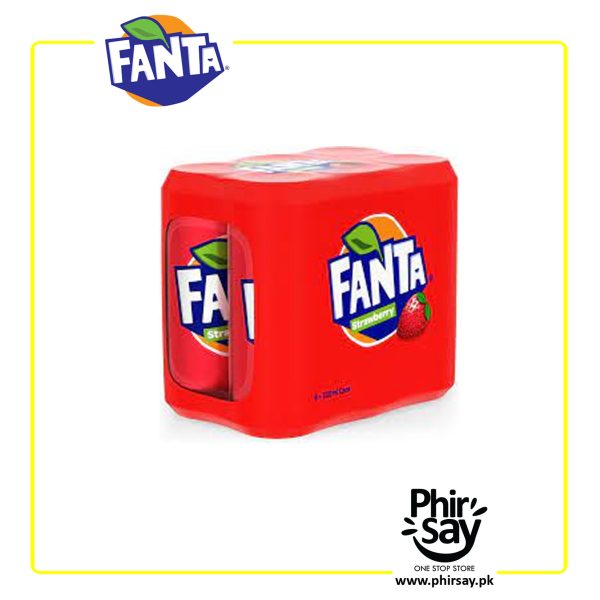 Fanta Can 330ml | Strawberry Flavor | Imported - Image 2