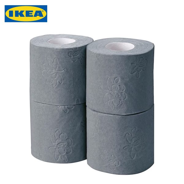 KNÖSEN Toilet Paper | Gray | Blue | Pink | 4 Tissue Rolls in 1 Pack - Image 9