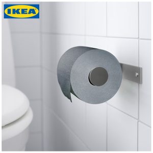 KNÖSEN Toilet Paper | Gray | Blue | Pink | 4 Tissue Rolls in 1 Pack