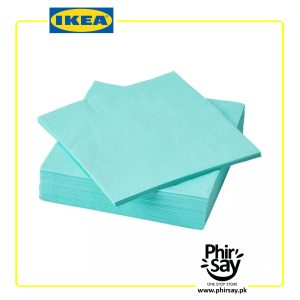 FANTASTISK Paper Napkin | Light Turquoise | 40x40 cm | Pack of 50