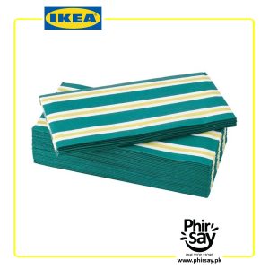SOMMARLIV Paper Napkin | Multicolor | Patterned | 38 x 38 cm | Pack of 30