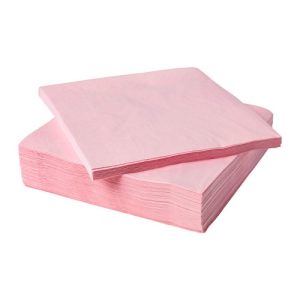 FANTASTISK Paper Napkin | Pink | 40x40 cm | Pack of 50