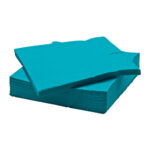 FANTASTISK Paper Napkin | Turquoise | 40x40 cm | Pack of 50