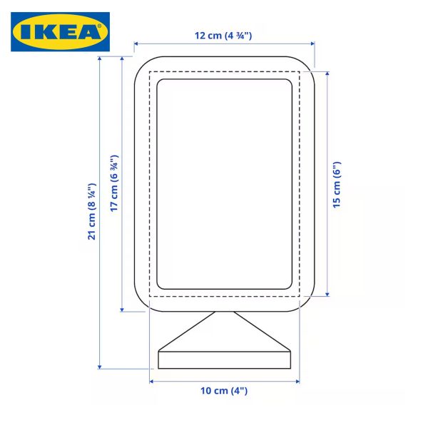 IKEA Frame, White,10x15 cm, FIKONTRÄD - Image 5
