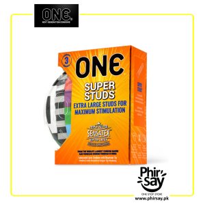 ONE Super Studs Condoms | Pack of 3