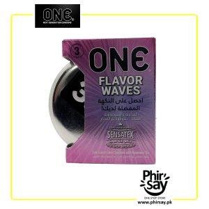 ONE Flavor Waves Condoms | Pack of 3