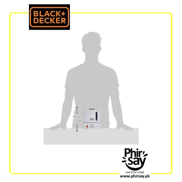 Black+Decker Humidifier, 3L Humidifier, HM3000 - Image 5