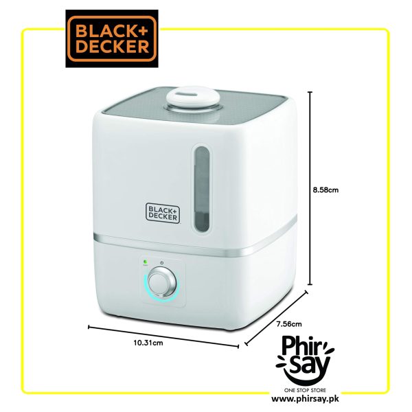 Black+Decker Humidifier, 3L Humidifier, HM3000 - Image 4