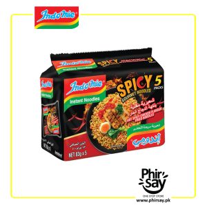 Indomie Spicy Gourmet Noodles, Spicy Curry Fried Noodles, Pack of 5