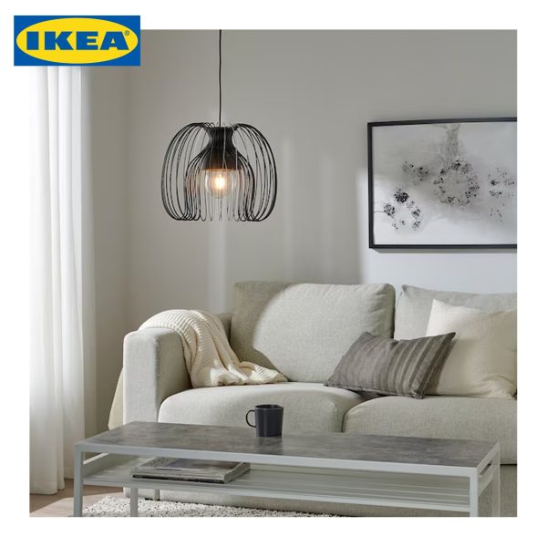 IKEA Pendant Lamp Shade, Black, 32cm, KALLFRONT - Image 2