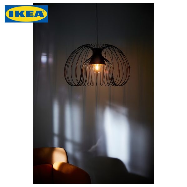 IKEA Pendant Lamp Shade, Black, 52cm, KALLFRONT - Image 2