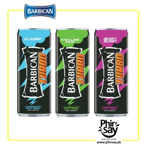 Barbican Turbo | Carbonated Malt Drink | 240 ml | Classic Flavor | Berry Burst Flavor | Kiwi Lime Kick Flavor | Imported