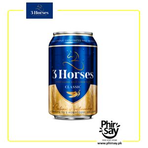 3 Horses | Carbonated Malt Drink | 240 ml | Imported | Made in Germany